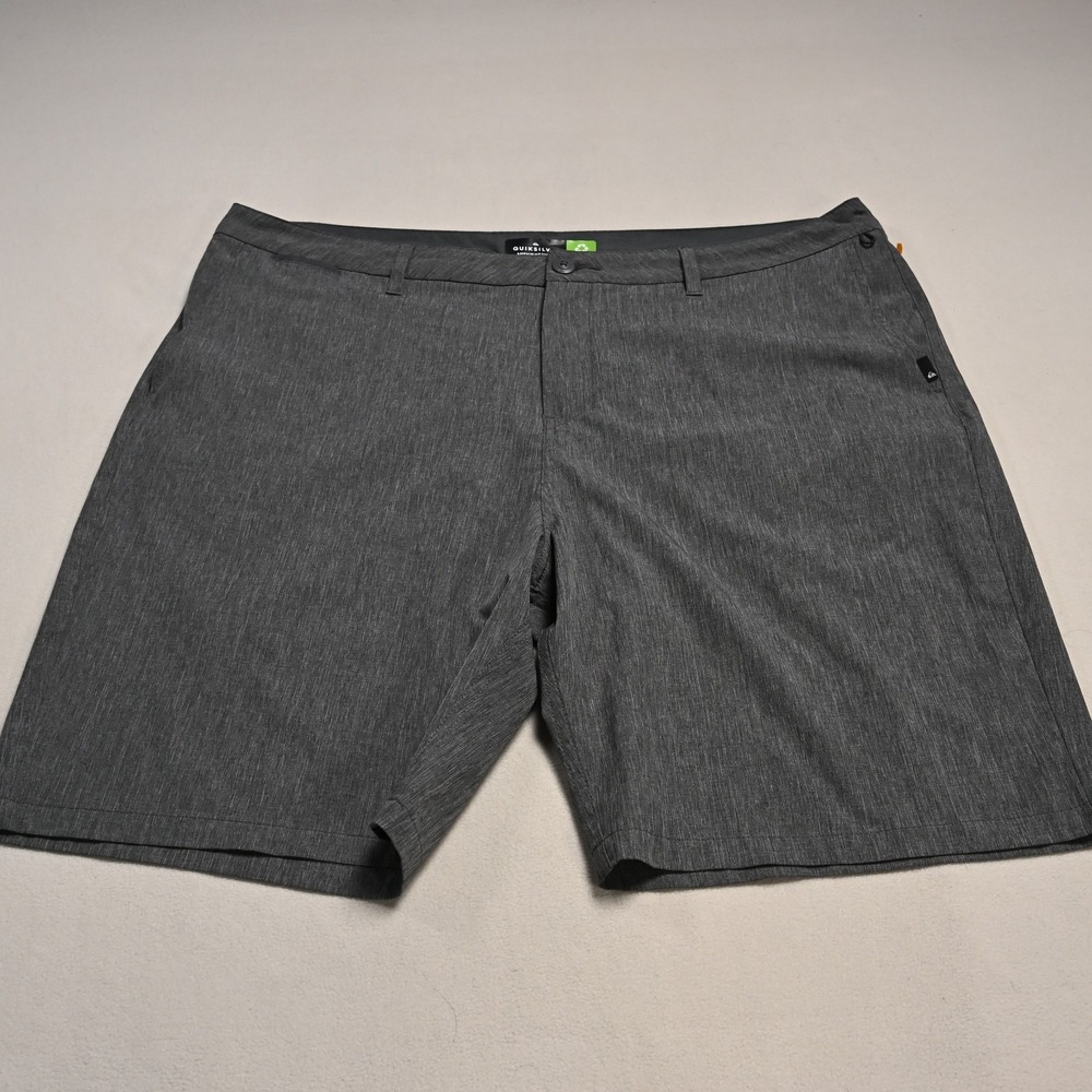 Quiksilver Amphibian Shorts Mens 42 Water Repellent Y2k Casual Grunge Gray